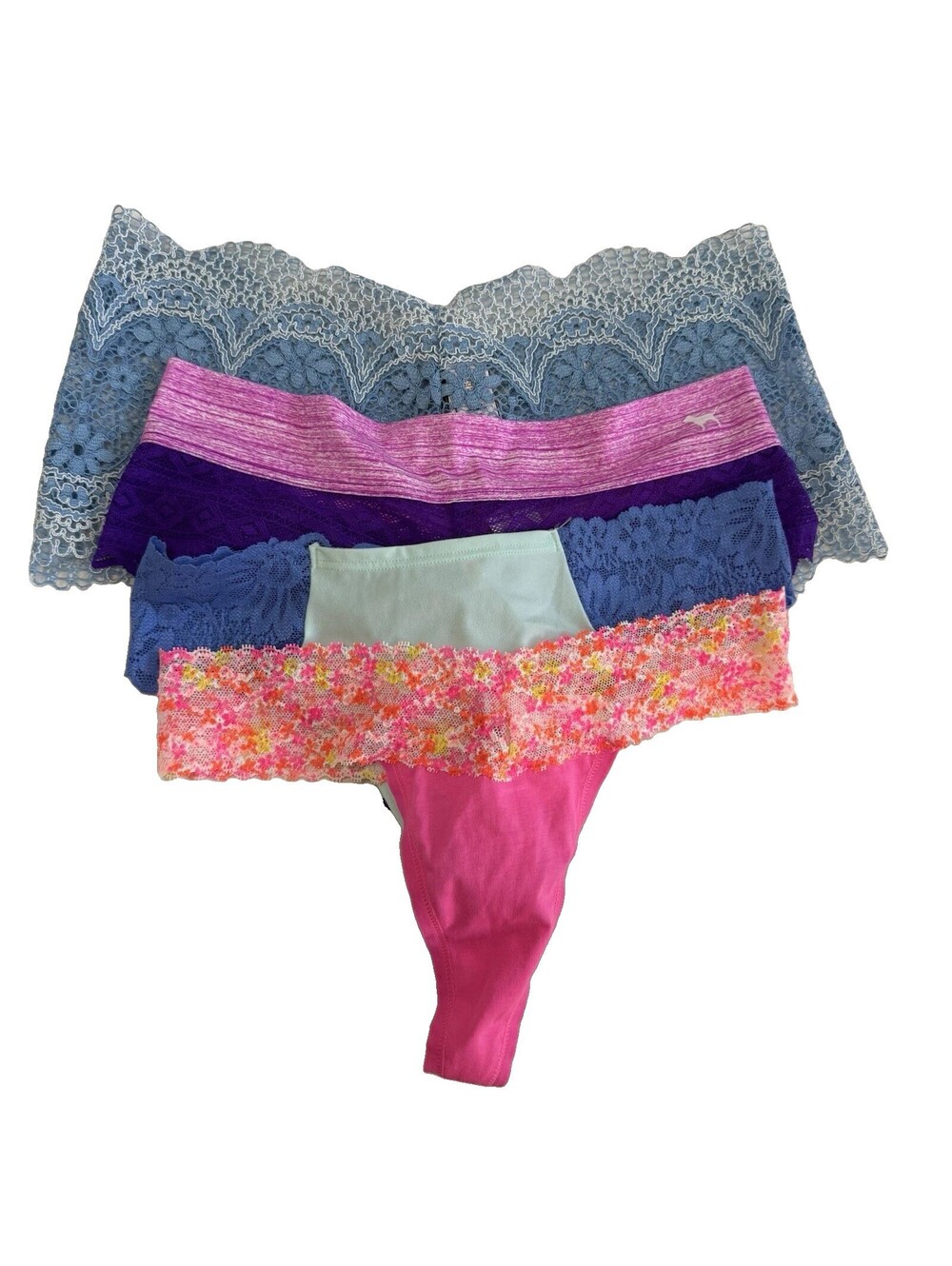 Lot Of 4 Vintage Y2K Victoria’s Secret & PINK Assorted Panties Size Small
